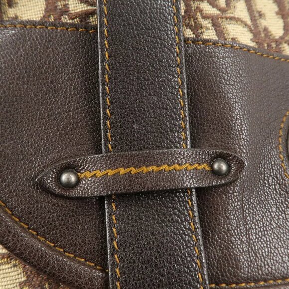 ❤️Authentic Christian Dior Trotter Canvas Leather Shoulder Bag❤️ - Picture 10 of 16